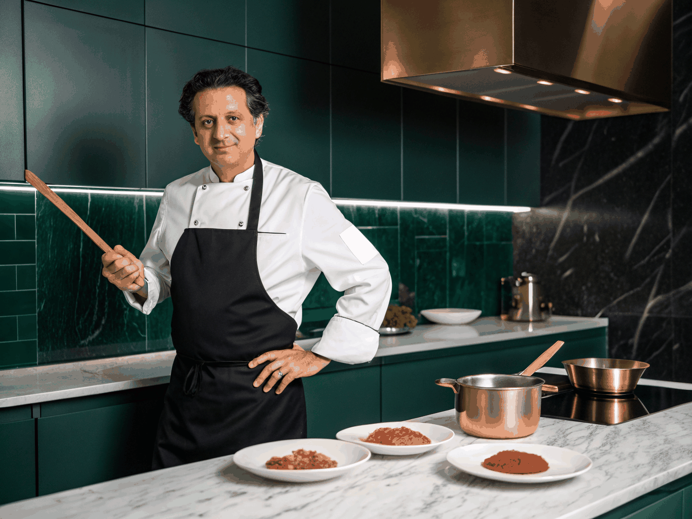 Executive Chef Marco Rossi in the Misto kitchen